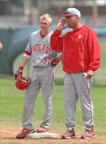 Thumbnail 2 in Mater Dei vs. Notre Dame Prep (Anderson Bat National Classic) photogallery.