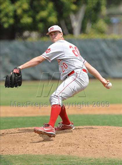 Thumbnail 1 in Mater Dei vs. Notre Dame Prep (Anderson Bat National Classic) photogallery.