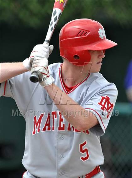 Thumbnail 3 in Mater Dei vs. Notre Dame Prep (Anderson Bat National Classic) photogallery.