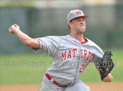 Thumbnail 1 in Mater Dei vs. Notre Dame Prep (Anderson Bat National Classic) photogallery.