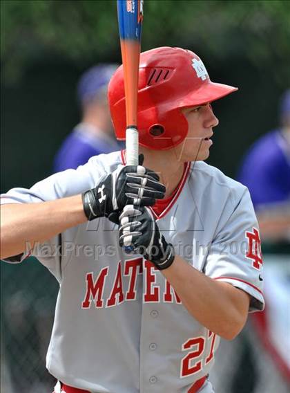 Thumbnail 1 in Mater Dei vs. Notre Dame Prep (Anderson Bat National Classic) photogallery.