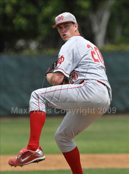 Thumbnail 2 in Mater Dei vs. Notre Dame Prep (Anderson Bat National Classic) photogallery.