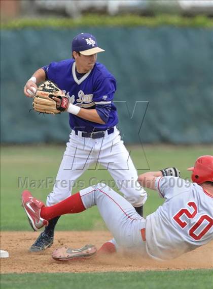 Thumbnail 1 in Mater Dei vs. Notre Dame Prep (Anderson Bat National Classic) photogallery.