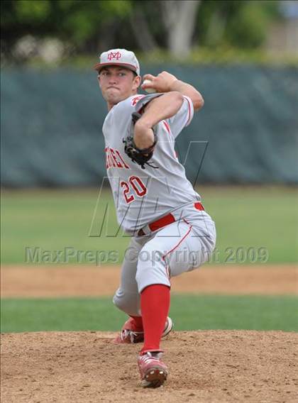 Thumbnail 3 in Mater Dei vs. Notre Dame Prep (Anderson Bat National Classic) photogallery.