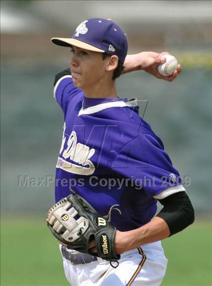 Thumbnail 2 in Mater Dei vs. Notre Dame Prep (Anderson Bat National Classic) photogallery.