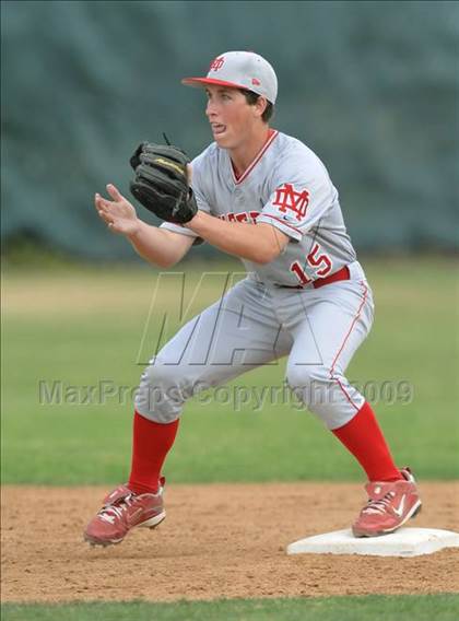 Thumbnail 3 in Mater Dei vs. Notre Dame Prep (Anderson Bat National Classic) photogallery.