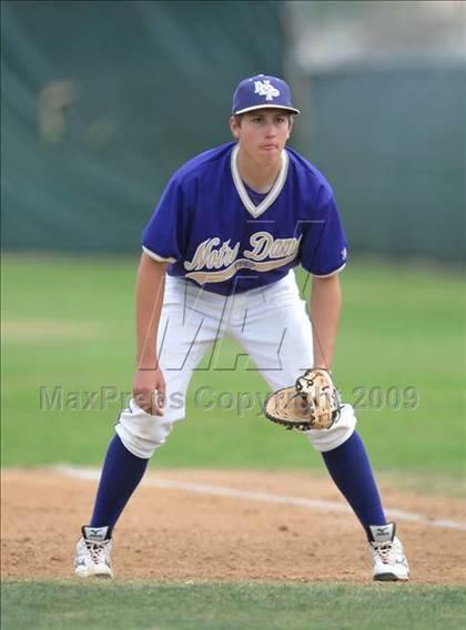 Thumbnail 2 in Mater Dei vs. Notre Dame Prep (Anderson Bat National Classic) photogallery.