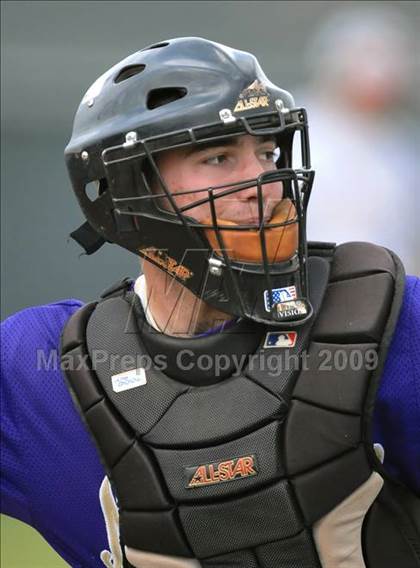 Thumbnail 2 in Mater Dei vs. Notre Dame Prep (Anderson Bat National Classic) photogallery.
