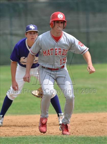 Thumbnail 2 in Mater Dei vs. Notre Dame Prep (Anderson Bat National Classic) photogallery.