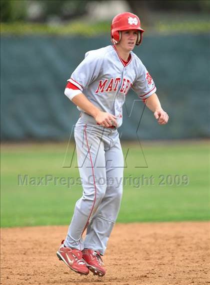 Thumbnail 3 in Mater Dei vs. Notre Dame Prep (Anderson Bat National Classic) photogallery.