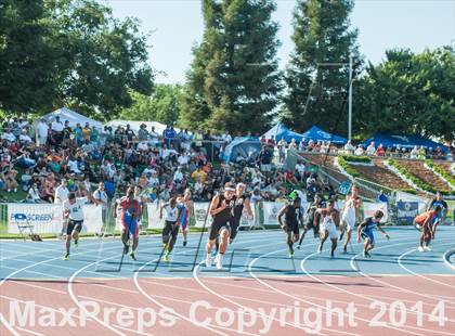 Thumbnail 1 in CIF State Track and Field Championships (Prelims Boys Track) photogallery.