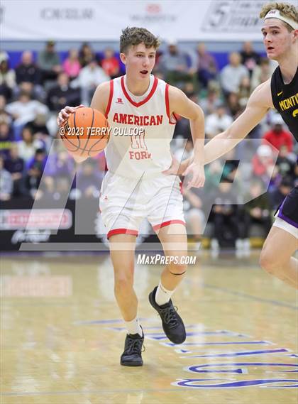 Thumbnail 2 in Montverde Academy vs. American Fork (5 for the Fight National Hoopfest) photogallery.