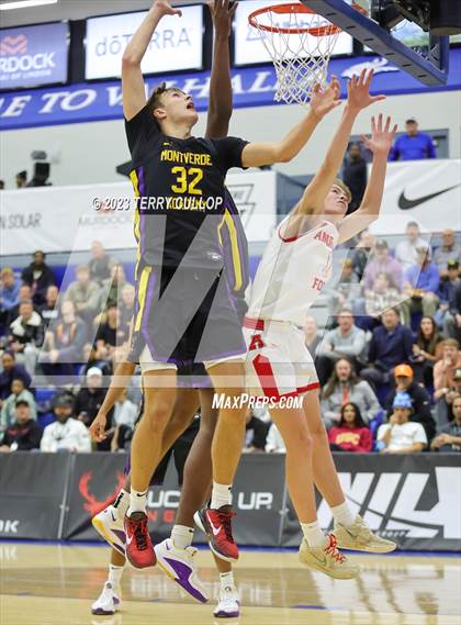 Thumbnail 2 in Montverde Academy vs. American Fork (5 for the Fight National Hoopfest) photogallery.