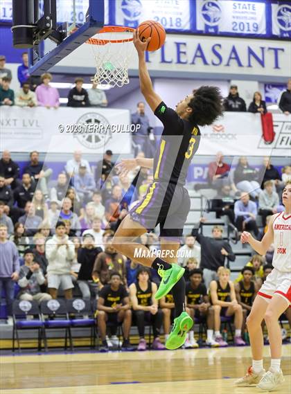 Thumbnail 1 in Montverde Academy vs. American Fork (5 for the Fight National Hoopfest) photogallery.