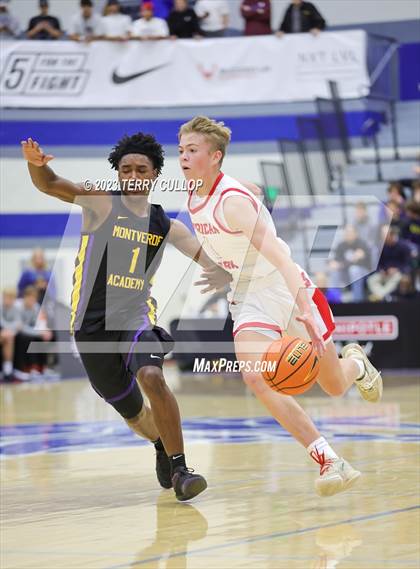Thumbnail 3 in Montverde Academy vs. American Fork (5 for the Fight National Hoopfest) photogallery.
