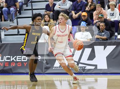 Thumbnail 3 in Montverde Academy vs. American Fork (5 for the Fight National Hoopfest) photogallery.