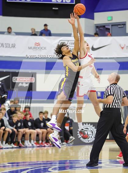 Thumbnail 2 in Montverde Academy vs. American Fork (5 for the Fight National Hoopfest) photogallery.