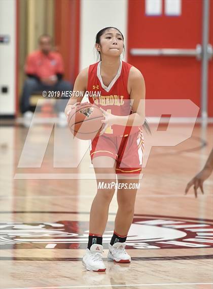 Thumbnail 2 in Cathedral Catholic vs. Long Beach Poly (Troy Classic) photogallery.