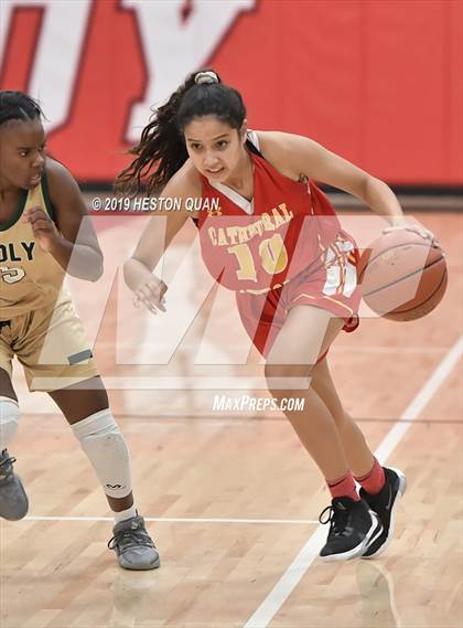 Thumbnail 3 in Cathedral Catholic vs. Long Beach Poly (Troy Classic) photogallery.
