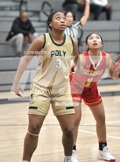 Thumbnail 2 in Cathedral Catholic vs. Long Beach Poly (Troy Classic) photogallery.