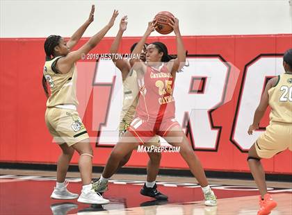 Thumbnail 1 in Cathedral Catholic vs. Long Beach Poly (Troy Classic) photogallery.