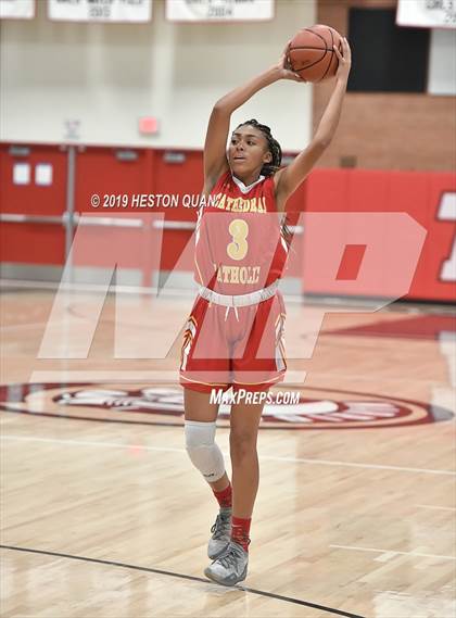 Thumbnail 3 in Cathedral Catholic vs. Long Beach Poly (Troy Classic) photogallery.
