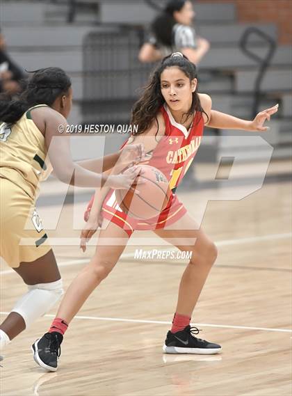 Thumbnail 3 in Cathedral Catholic vs. Long Beach Poly (Troy Classic) photogallery.