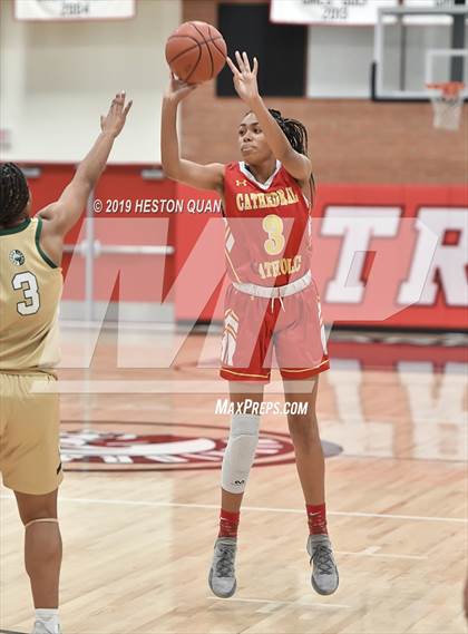 Thumbnail 1 in Cathedral Catholic vs. Long Beach Poly (Troy Classic) photogallery.