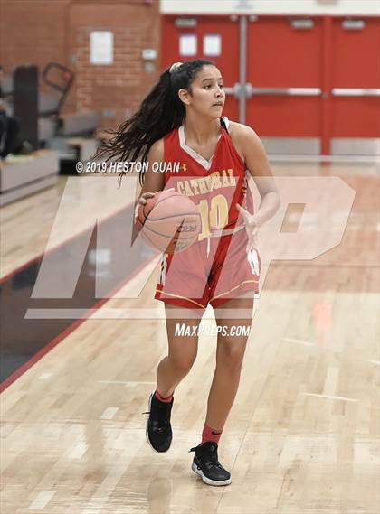 Thumbnail 3 in Cathedral Catholic vs. Long Beach Poly (Troy Classic) photogallery.