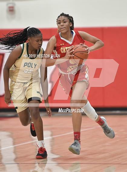 Thumbnail 1 in Cathedral Catholic vs. Long Beach Poly (Troy Classic) photogallery.