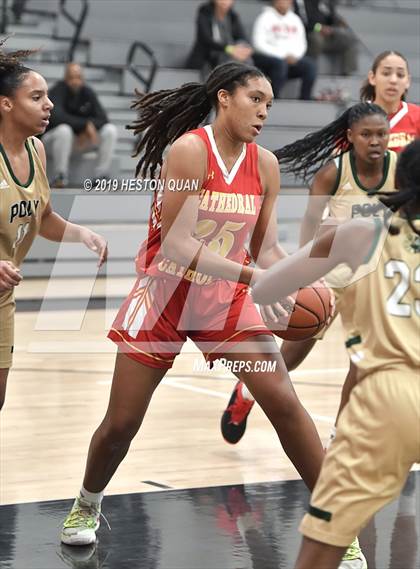 Thumbnail 2 in Cathedral Catholic vs. Long Beach Poly (Troy Classic) photogallery.