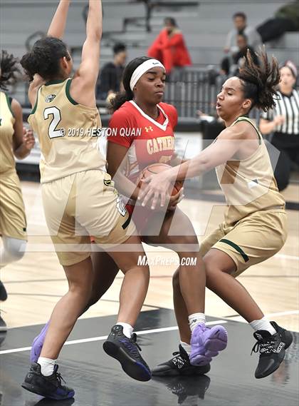 Thumbnail 1 in Cathedral Catholic vs. Long Beach Poly (Troy Classic) photogallery.