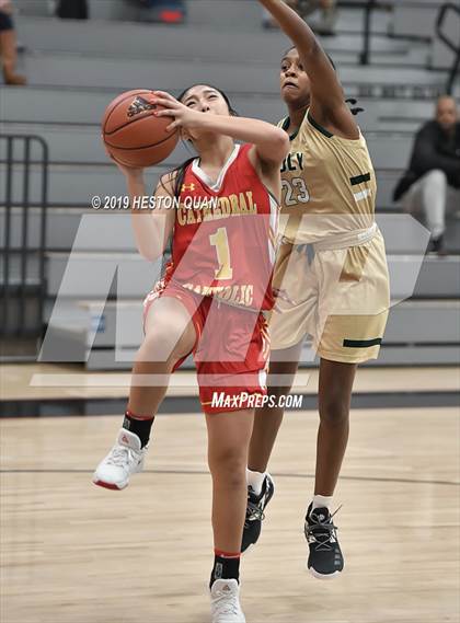 Thumbnail 2 in Cathedral Catholic vs. Long Beach Poly (Troy Classic) photogallery.