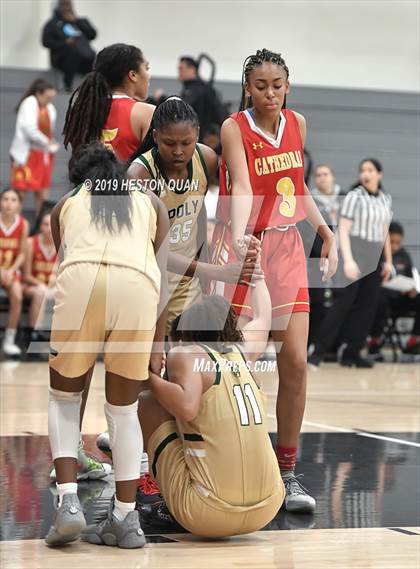 Thumbnail 3 in Cathedral Catholic vs. Long Beach Poly (Troy Classic) photogallery.