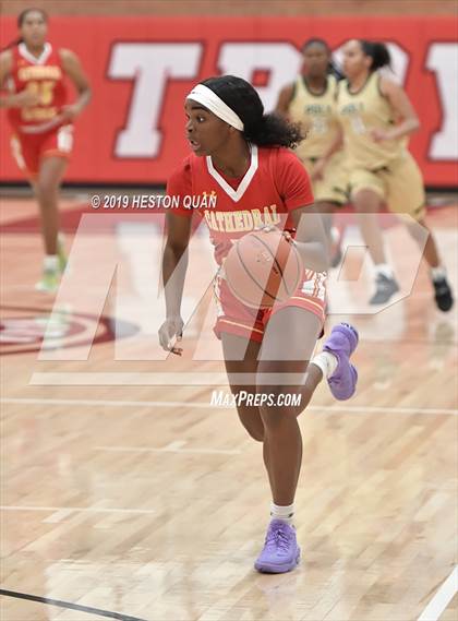 Thumbnail 2 in Cathedral Catholic vs. Long Beach Poly (Troy Classic) photogallery.