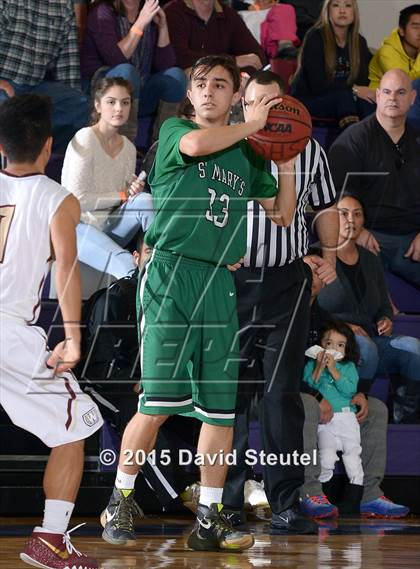 Thumbnail 1 in St. Mary's vs. Whitney (St. Hope Elite Classic) photogallery.