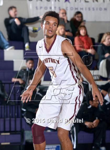 Thumbnail 3 in St. Mary's vs. Whitney (St. Hope Elite Classic) photogallery.