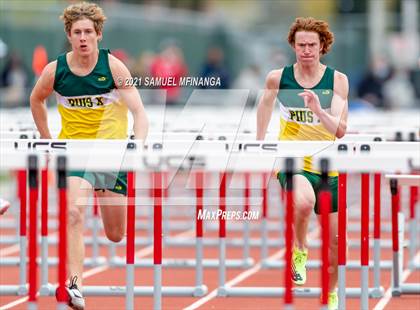 Thumbnail 2 in Harold Scott Invitational (100-Meter hurdles) photogallery.