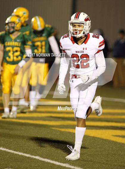 Thumbnail 3 in Bishop Carroll vs. Maize (KSHSAA 5A Quarterfinal) photogallery.