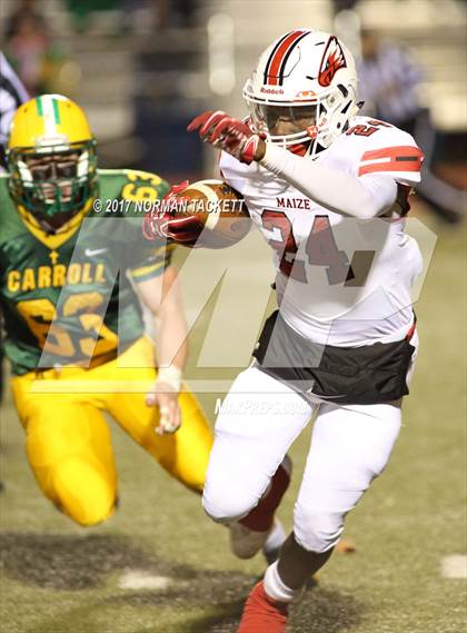 Thumbnail 3 in Bishop Carroll vs. Maize (KSHSAA 5A Quarterfinal) photogallery.