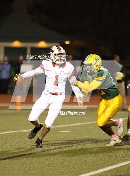 Thumbnail 1 in Bishop Carroll vs. Maize (KSHSAA 5A Quarterfinal) photogallery.