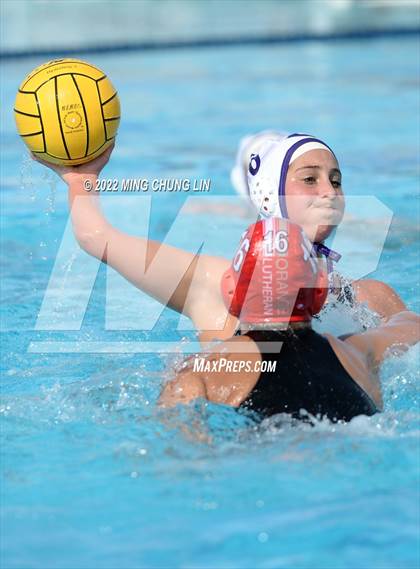 Thumbnail 2 in Orange Lutheran vs. Carlsbad (Newport Invite) photogallery.