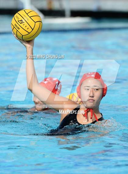 Thumbnail 2 in Orange Lutheran vs. Carlsbad (Newport Invite) photogallery.