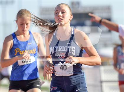 Thumbnail 2 in AIA Track & Field Championships (Girls Hurdles 100m DIV 1 & 3) photogallery.