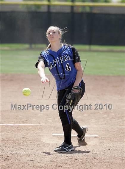 Thumbnail 2 in Capital Christian vs. Mariposa County (CIF SJS Playoffs) photogallery.