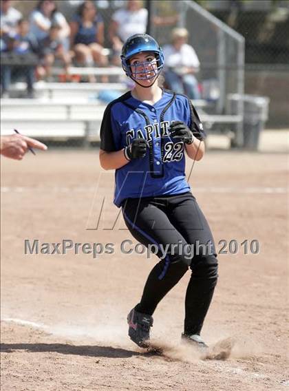 Thumbnail 2 in Capital Christian vs. Mariposa County (CIF SJS Playoffs) photogallery.