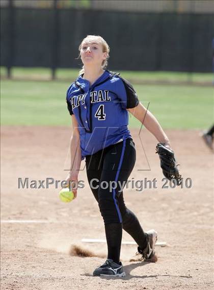 Thumbnail 1 in Capital Christian vs. Mariposa County (CIF SJS Playoffs) photogallery.