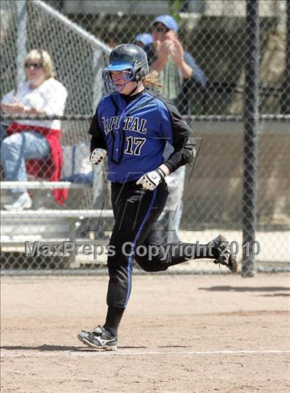 Thumbnail 3 in Capital Christian vs. Mariposa County (CIF SJS Playoffs) photogallery.