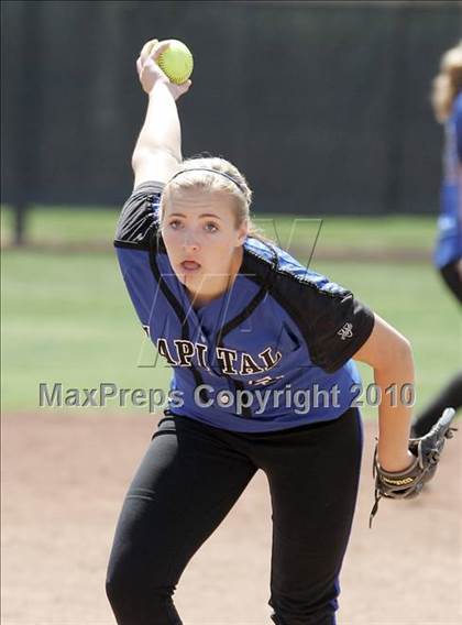 Thumbnail 2 in Capital Christian vs. Mariposa County (CIF SJS Playoffs) photogallery.