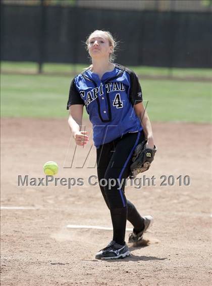Thumbnail 1 in Capital Christian vs. Mariposa County (CIF SJS Playoffs) photogallery.